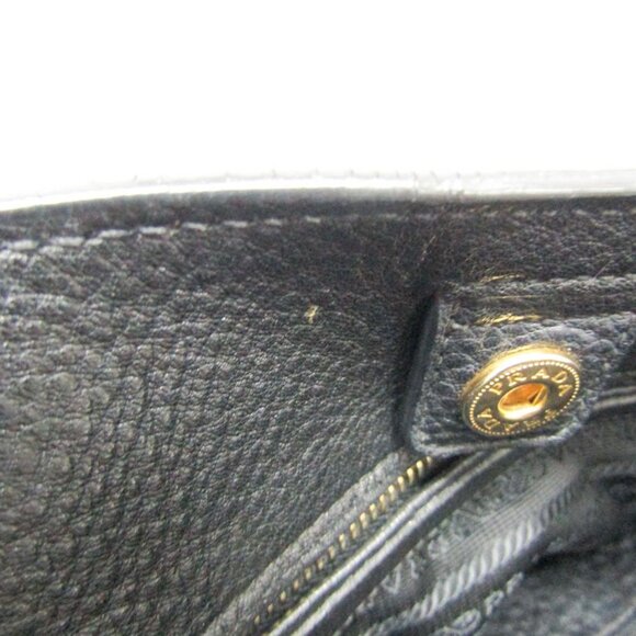 PRADA Black Leather Shoulder Bag - Picture 13 of 16